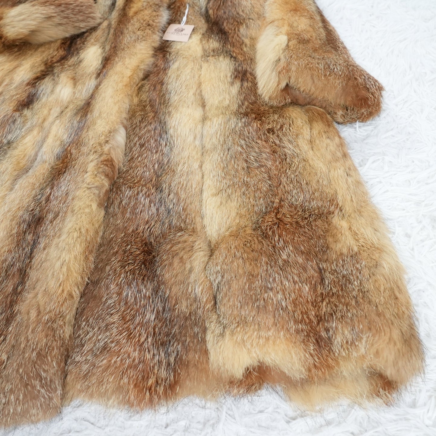Red Fox Long Coat - Genuine Vintage Fur From Japan