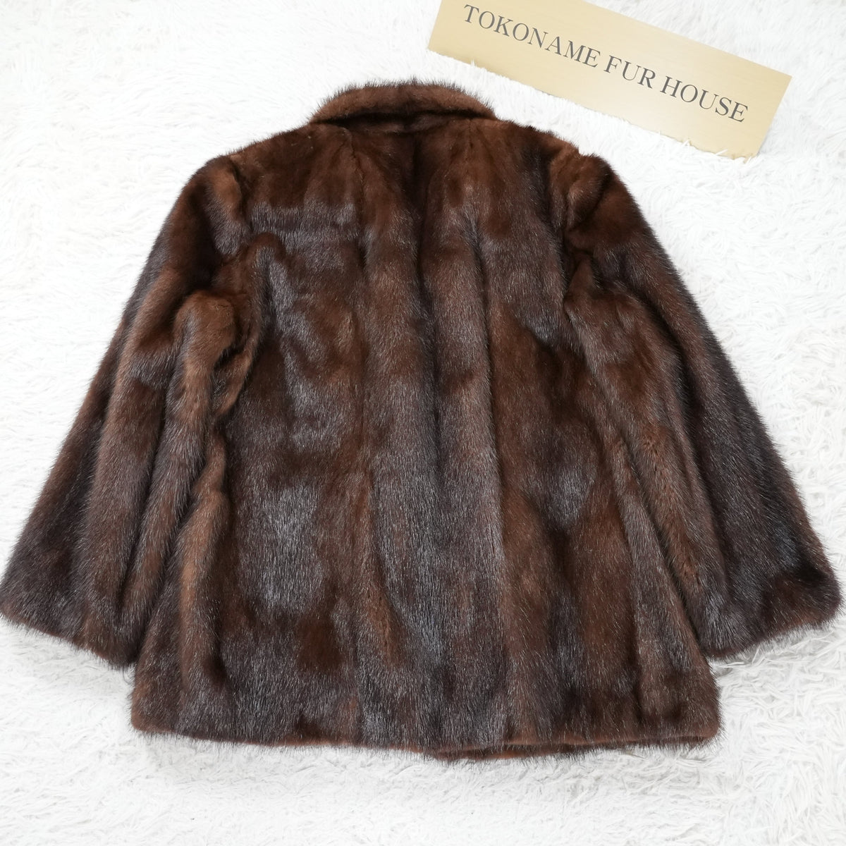 Dark Mink Fur Jacket - Genuine Vintage Fur From Japan