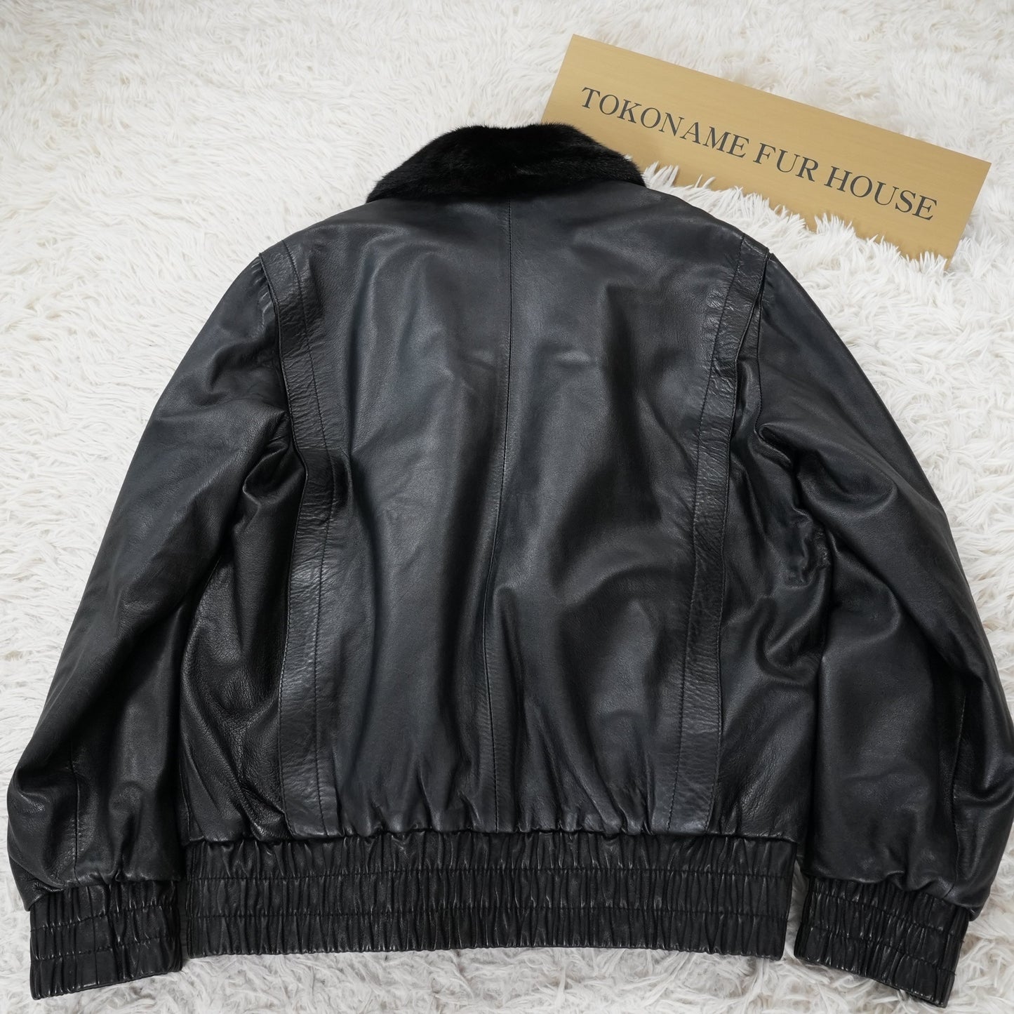 Unisex Reversible Mink and Leather Coat - Genuine Vintage Fur From Japan