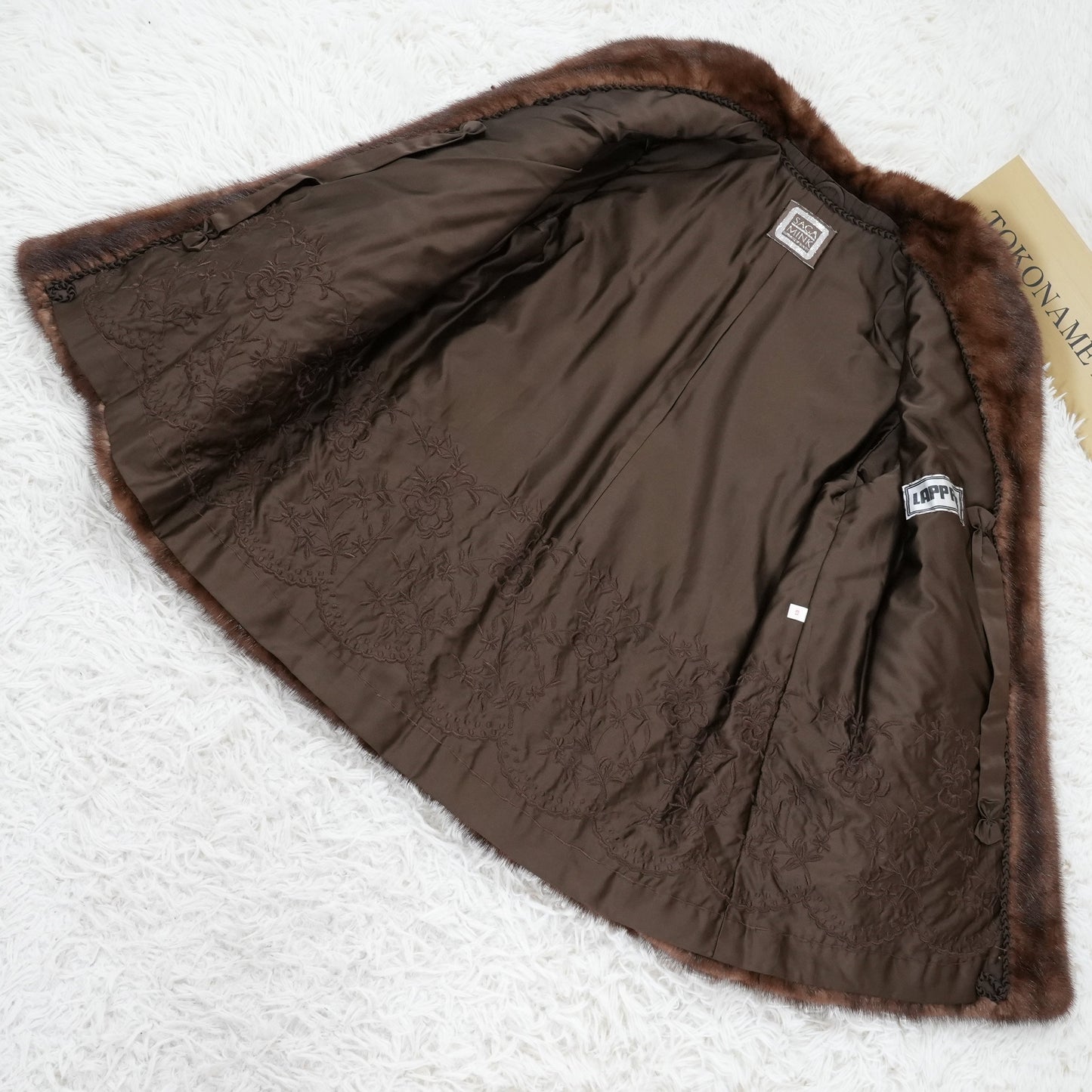Demi Buff Mink Jacket SAGA MINK - Genuine Vintage Fur From Japan