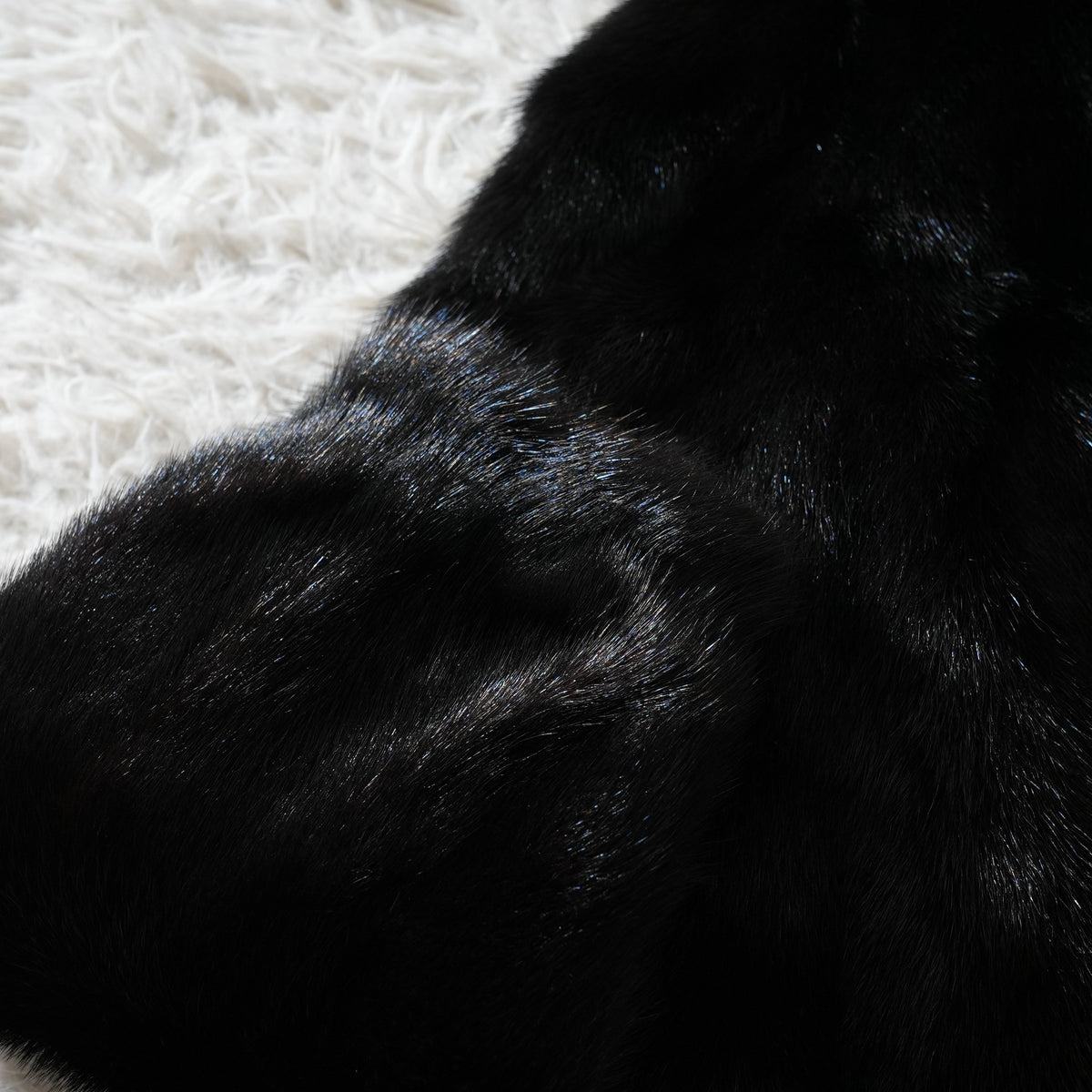 Dark Mink Fur Coat - Genuine Vintage Fur From Japan