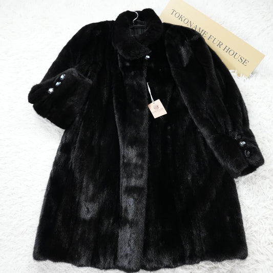 SAGA ROYAL MINK Soft and Grossy - Genuine Vintage Fur From Japan