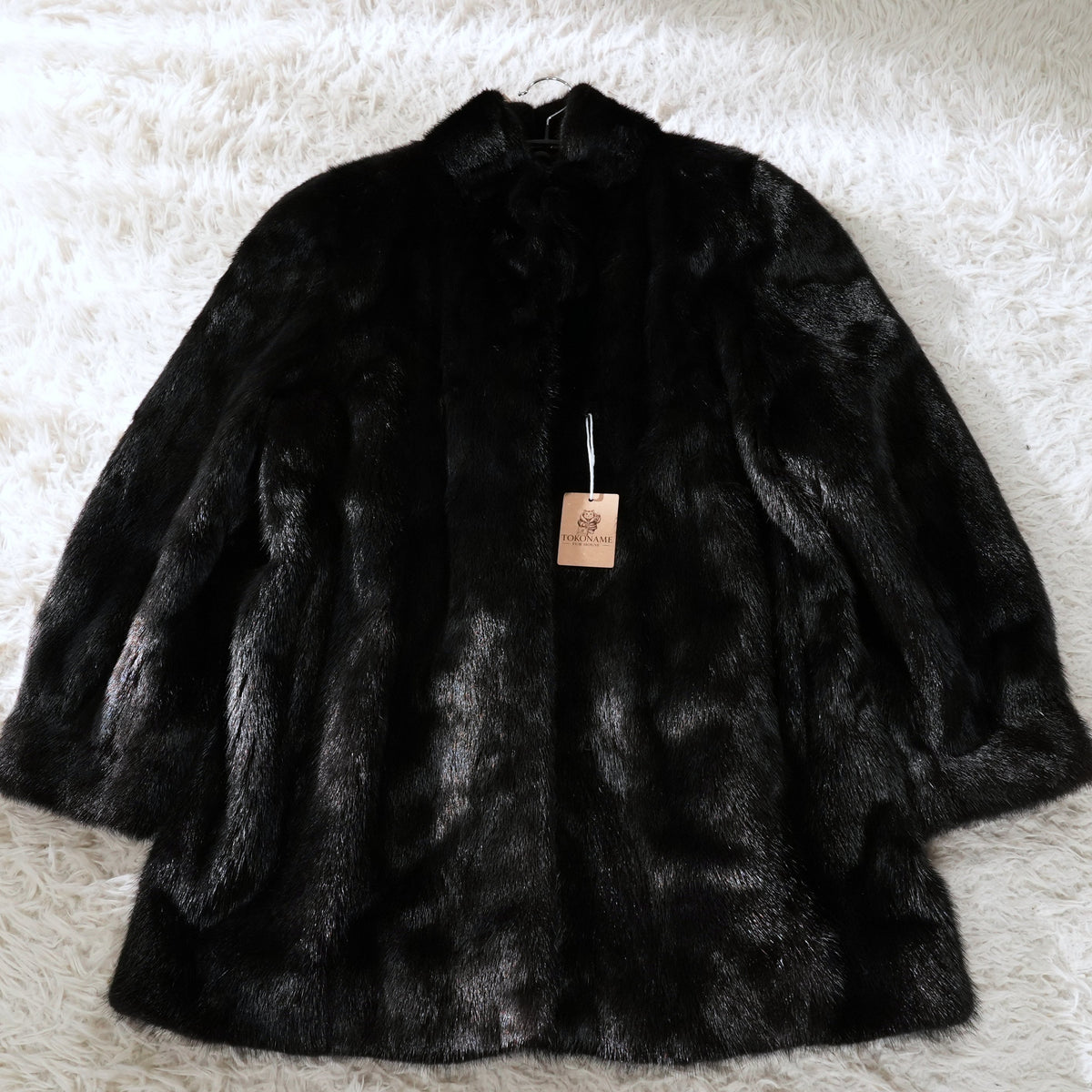 SAGA MINK Fur Coat Soft Leather - Genuine Vintage Fur From Japan