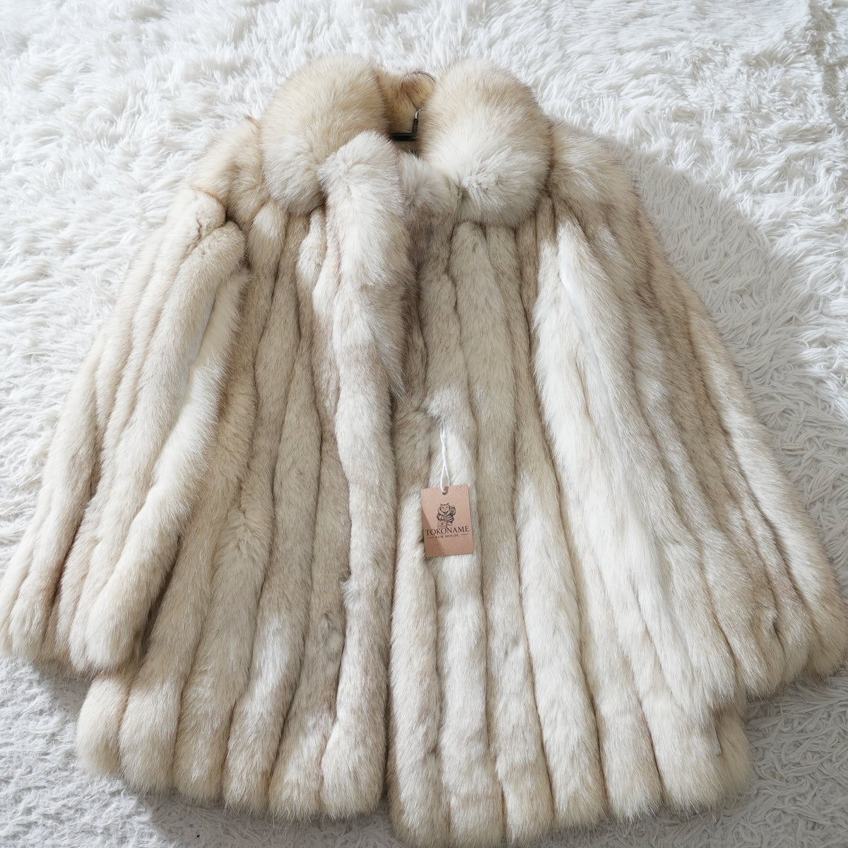 Nordic Fox Fur Coat - Genuine Vintage Fur From Japan