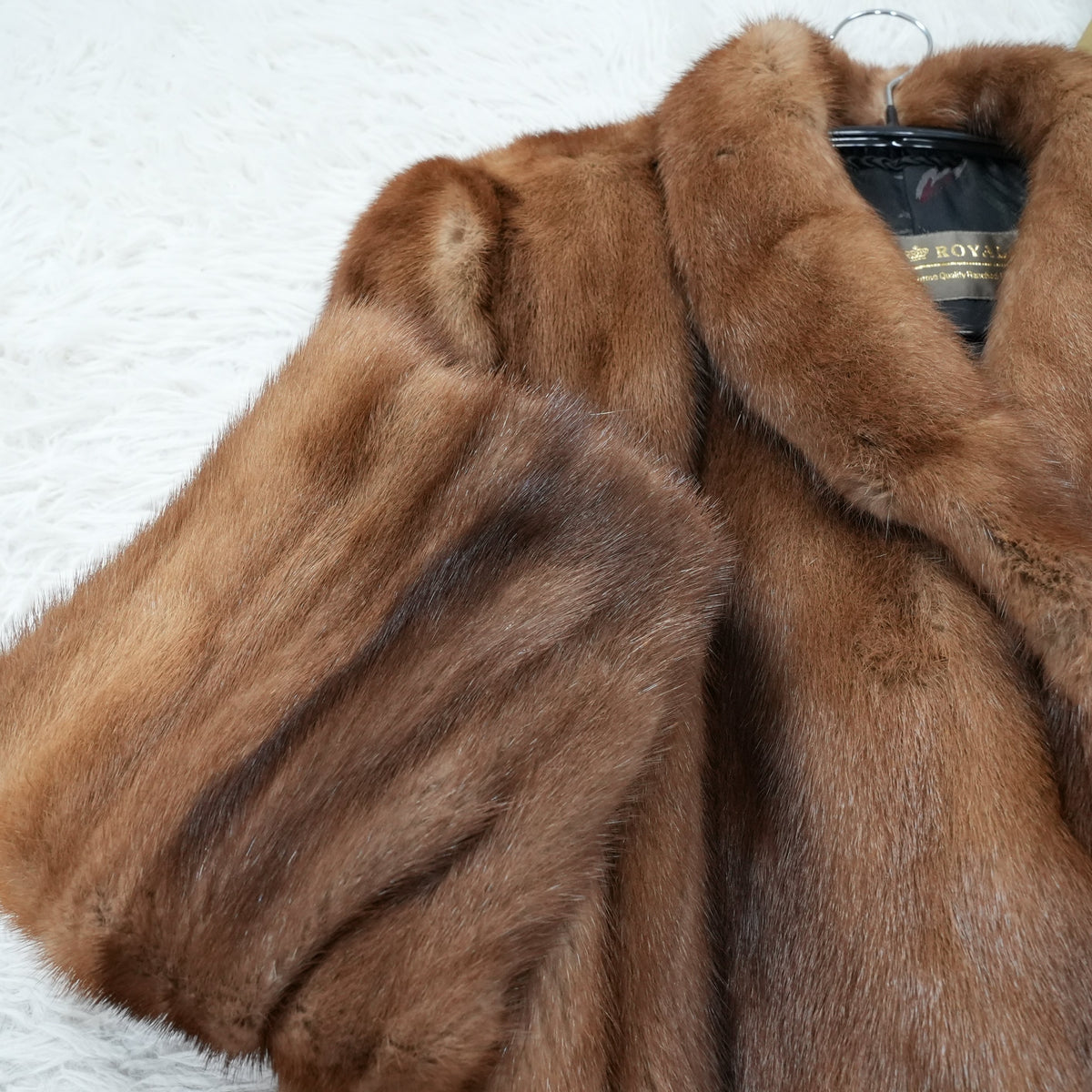 SAGA ROYAL MINK Jacket Demi Buff Mink - Genuine Vintage Fur From Japan