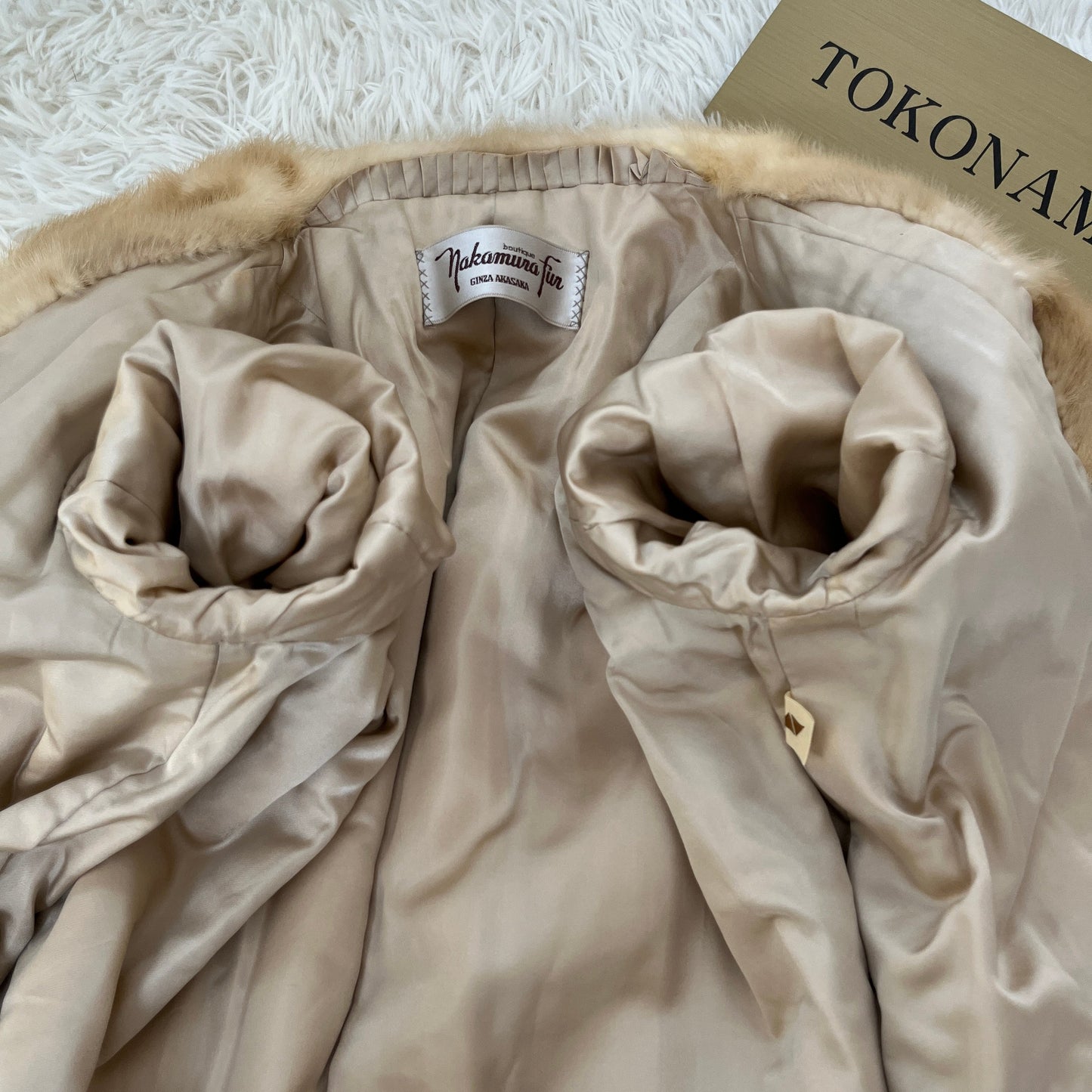 Pastel Mink Jacket Genuine Vintage Fur Japan