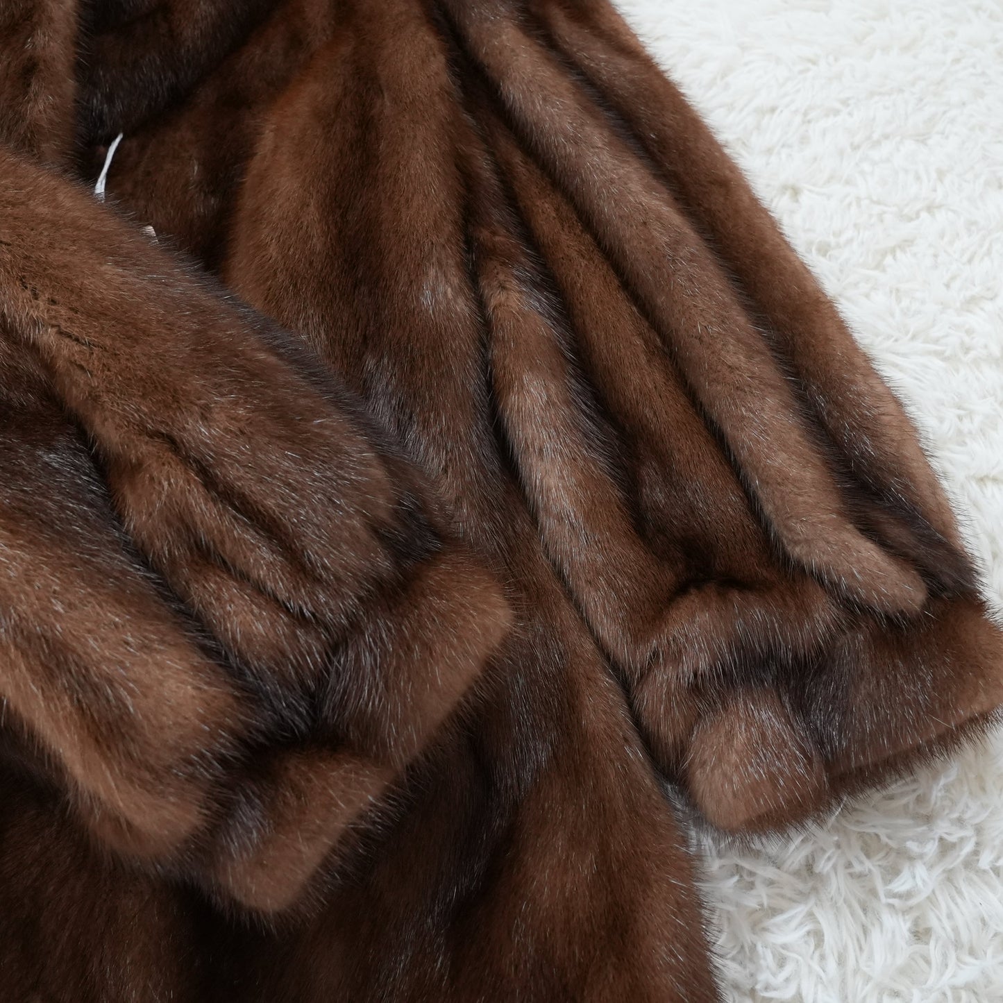 Demi Buff Mink Jacket SAGA MINK - Genuine Vintage Fur From Japan
