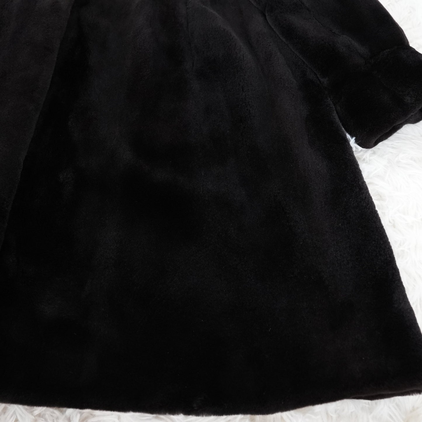 Shaved Mink Long Coat A-line silhouette SAGA MINK - Genuine Vintage Fur From Japan