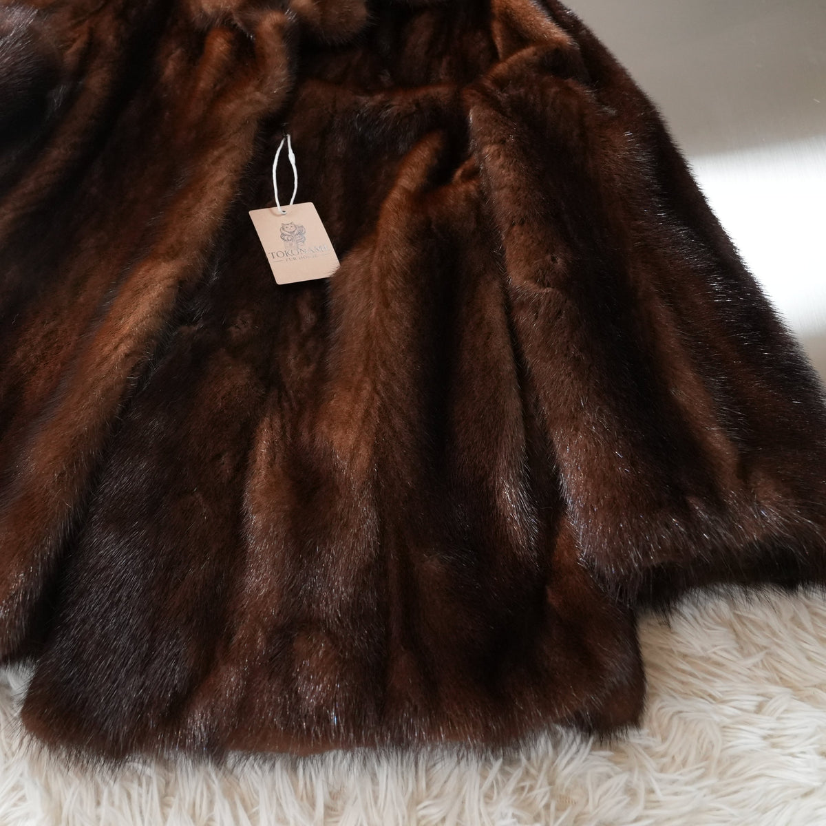 Dark Mink Fur Coat - Genuine Vintage Fur From Japan