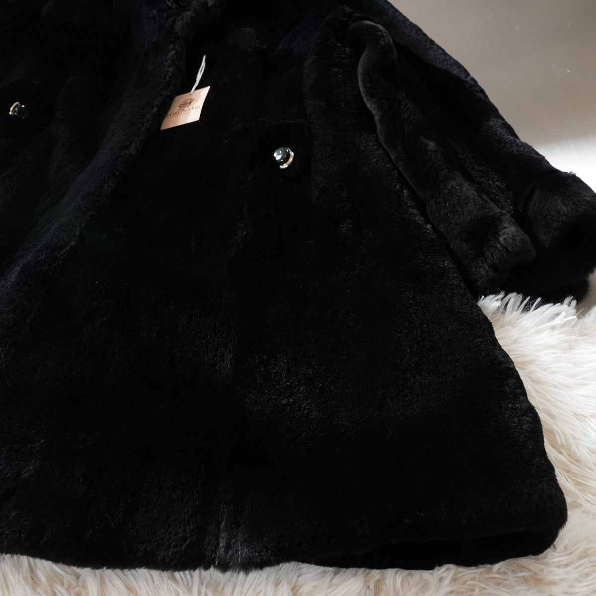 Shaved Nutria and Weasel A line Coat - Genuine Vintage Fur From Japan