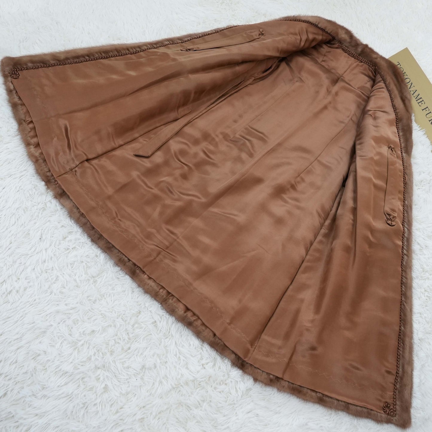 Vintage Fur From Japan Demi Buff Mink Long Coat