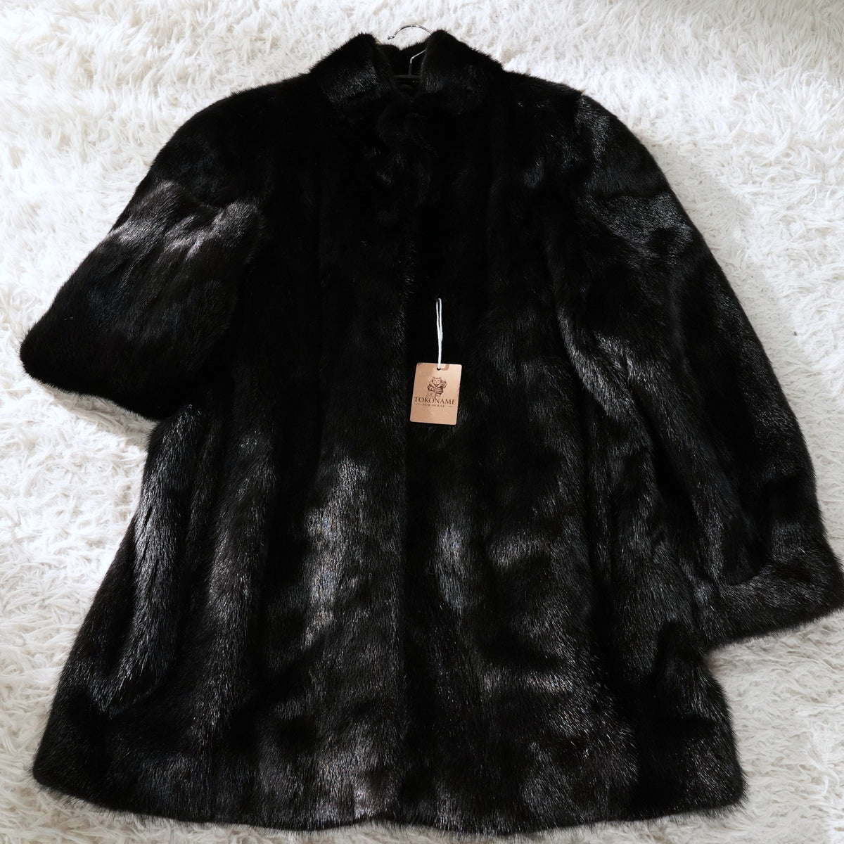 SAGA MINK Fur Coat Soft Leather - Genuine Vintage Fur From Japan
