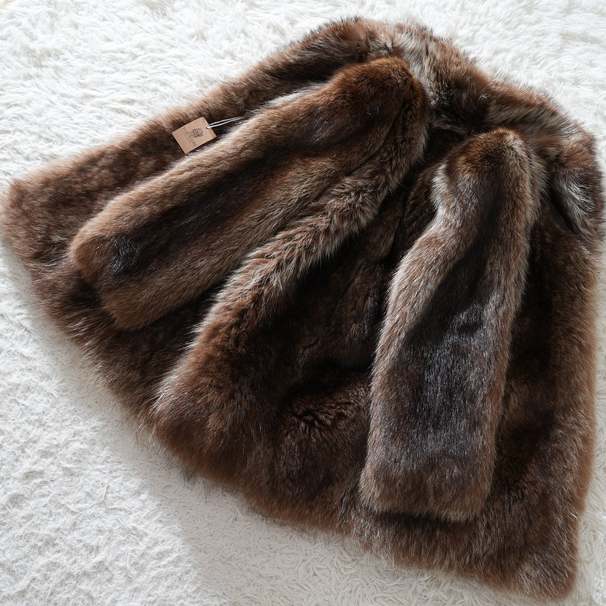 Finn raccoon Fur Coat Josephine - Genuine Vintage Fur From Japan