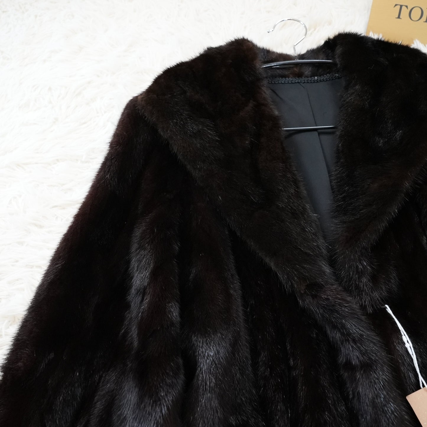 Dark Mink Long Coat - Genuine Vintage Fur From Japan
