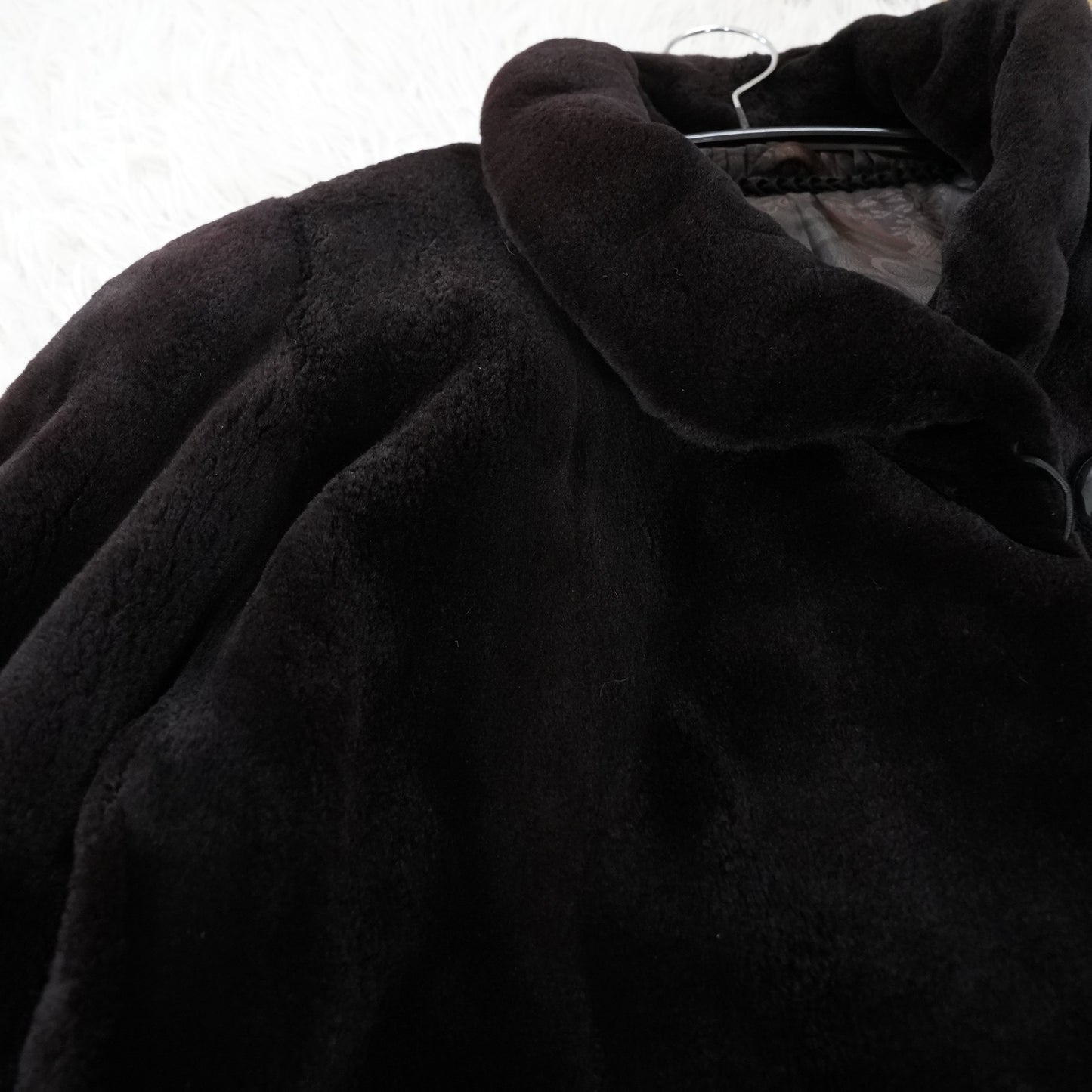 Shaved Mink Long Coat A-line silhouette SAGA MINK - Genuine Vintage Fur From Japan