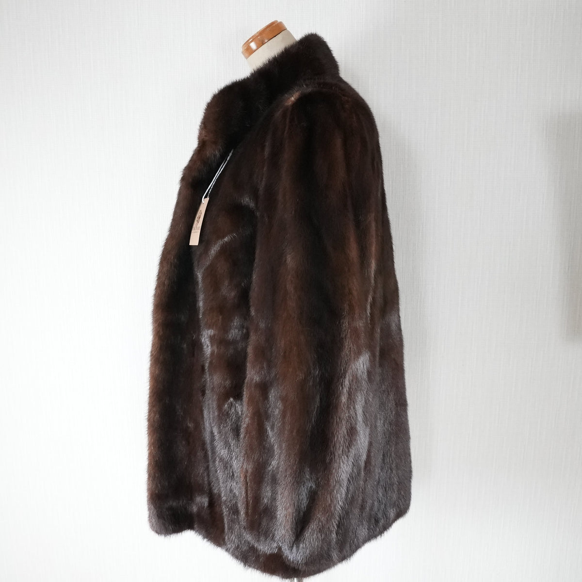 Dark Mink Fur Coat - Genuine Vintage Fur From Japan