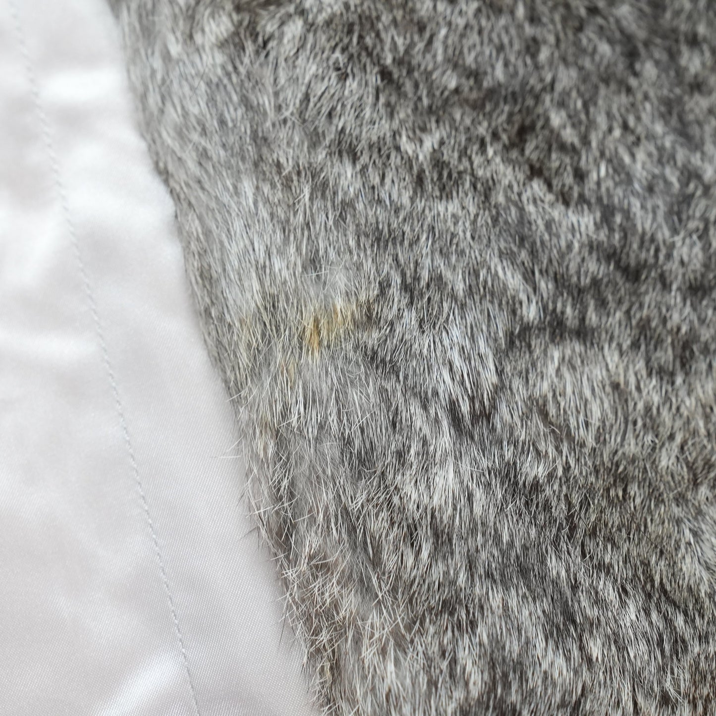 Rabbit Fur Long Coat -  Genuine Vintage Fur From Japan