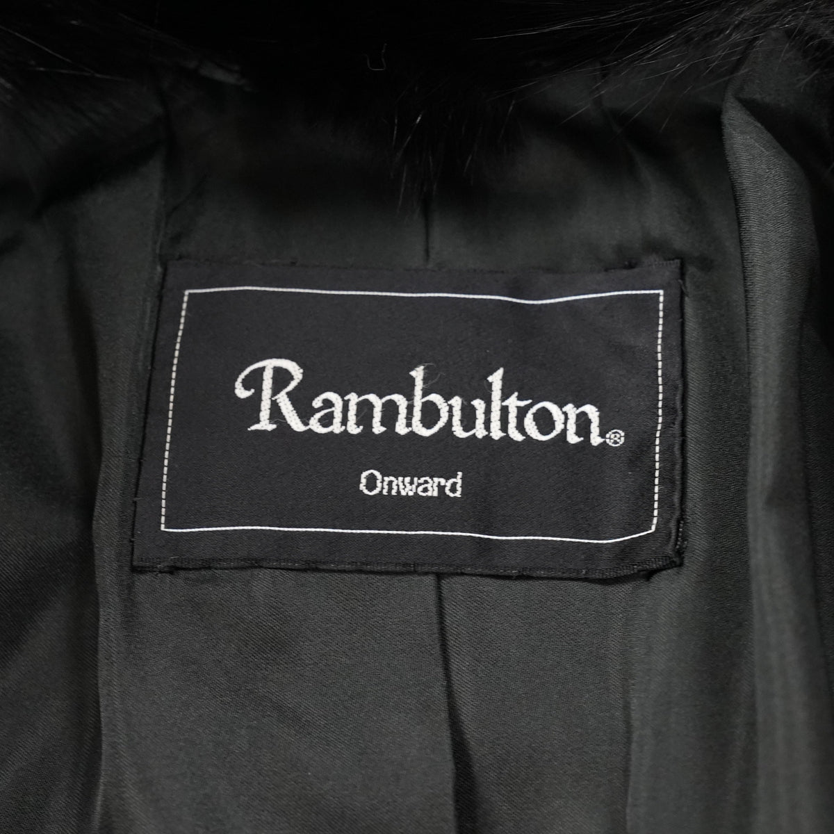 Black Dyed SAGA FOX Coat - Genuine Vintage Fur From Japan