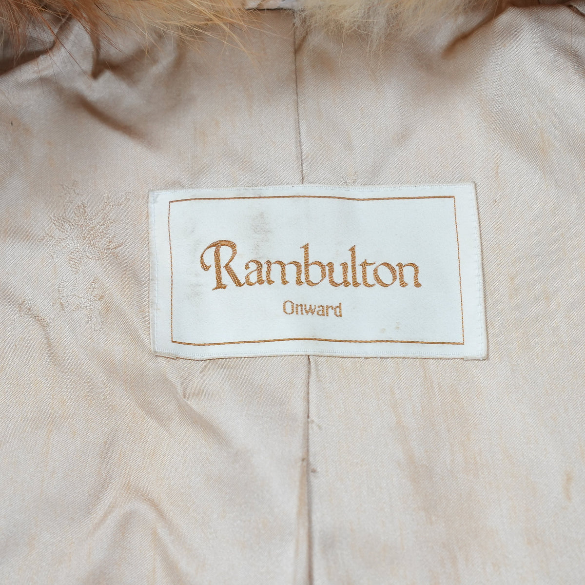 Red Fox Coat Rambulton - Genuine Vintage Fur From Japan