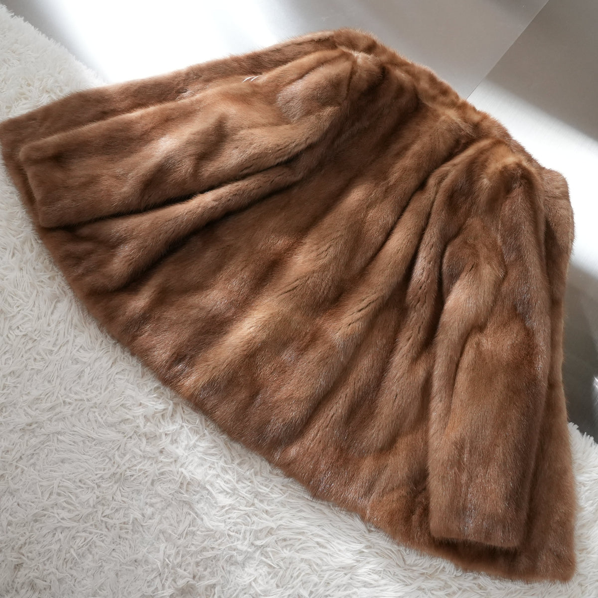 Demi Buff Mink Fur Coat - Genuine Vintage Fur From Japan