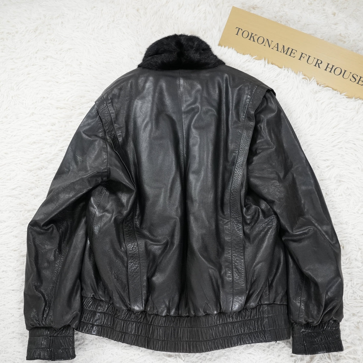 Mink and Leather Reversible Jacket - Genuine Vintage Fur From Japan