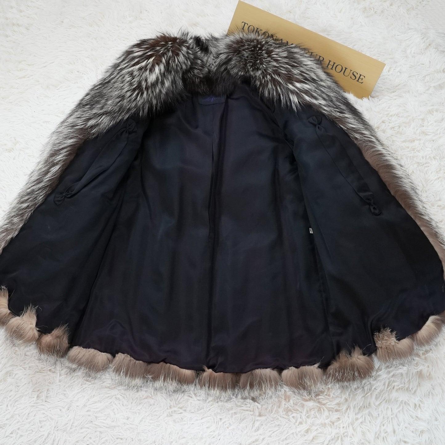 Silver Fox Coat - Genuine Vintage Fur From Japan