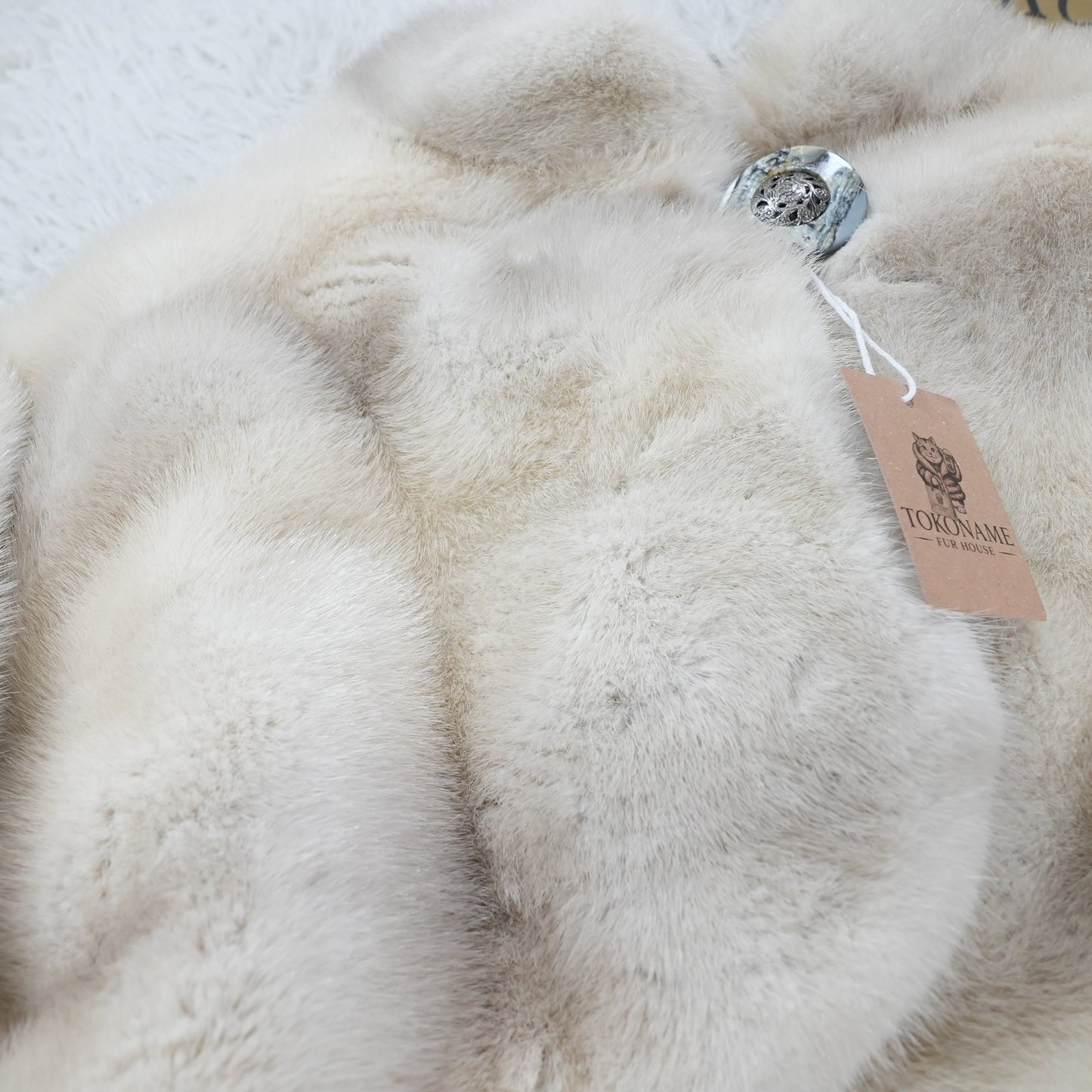Azurene Mink Cropped length Jacket EMBA - Genuine Vintage Fur From Japan