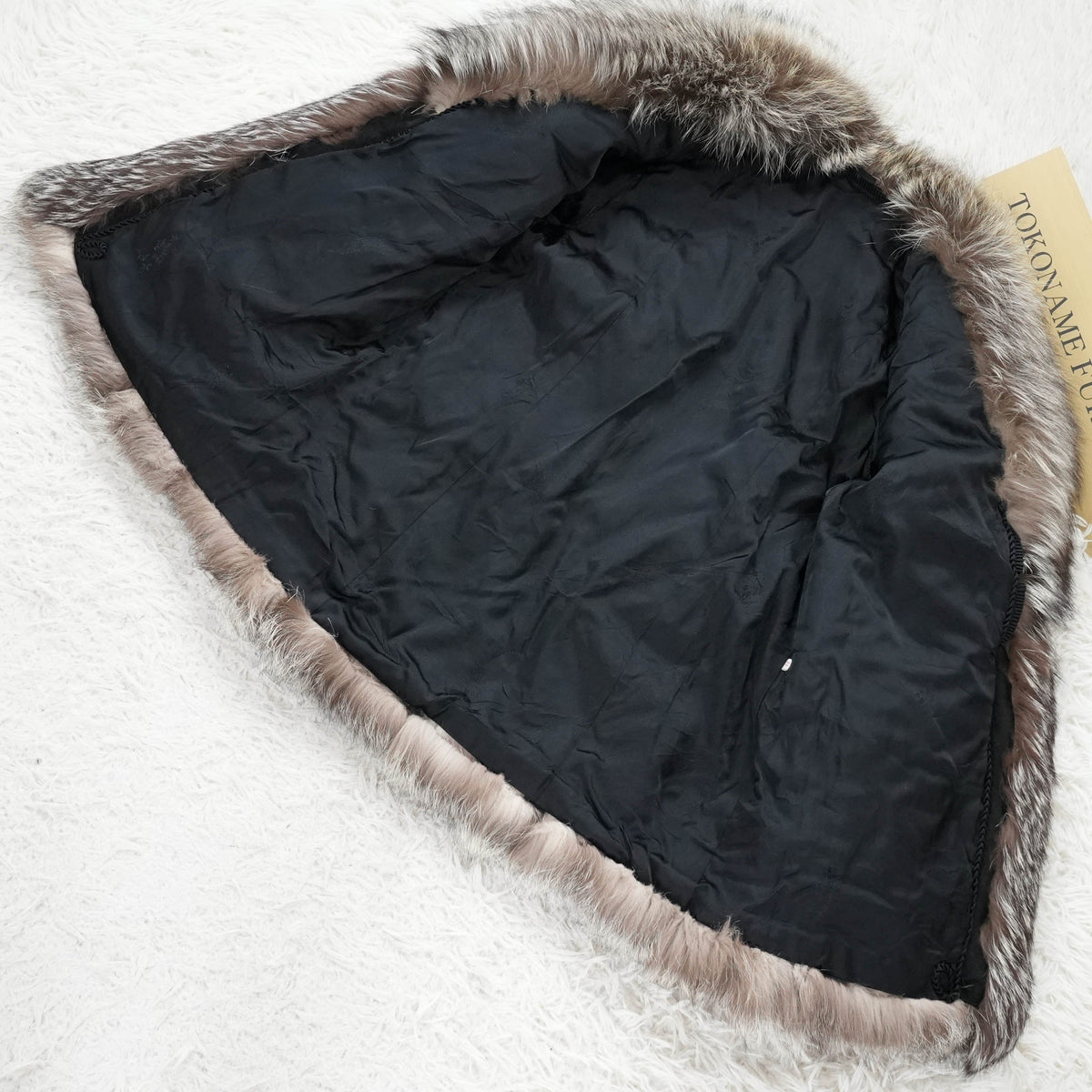 Silver Fox Fur Coat - Genuine Vintage Fur From Japan