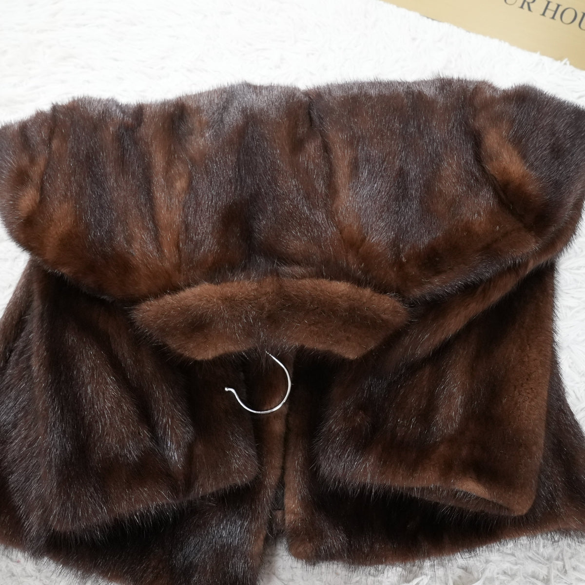 Dark Mink Fur Jacket - Genuine Vintage Fur From Japan