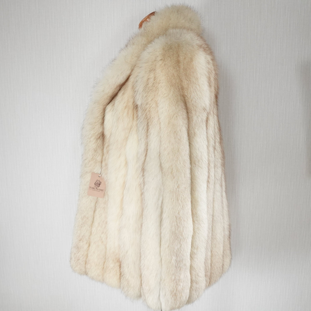 Blue Fox Fur Coat Soft and Fluffy - Genuine Vintage Fur From Japan