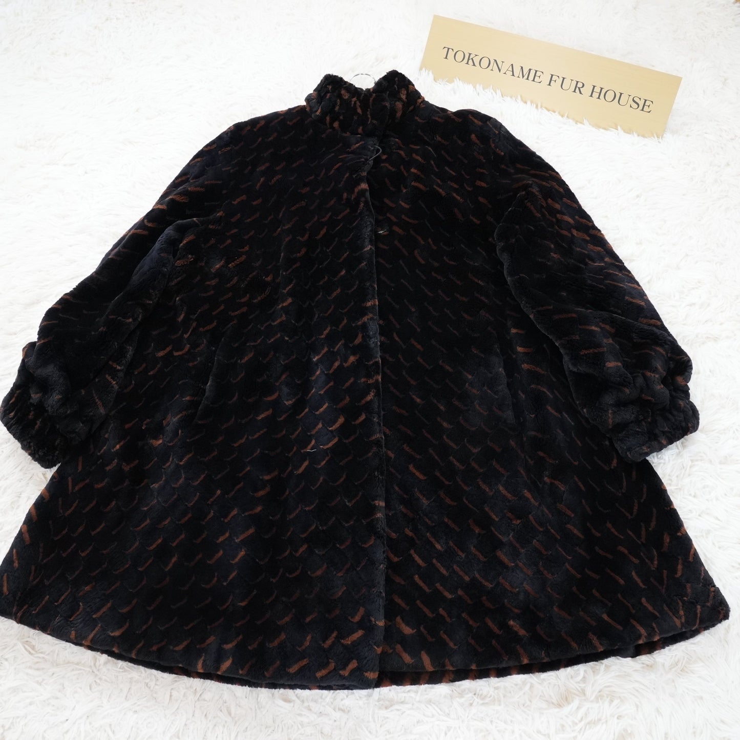 Nutria Design Fur Coat Zuki - Genuine Vintage Fur From Japan