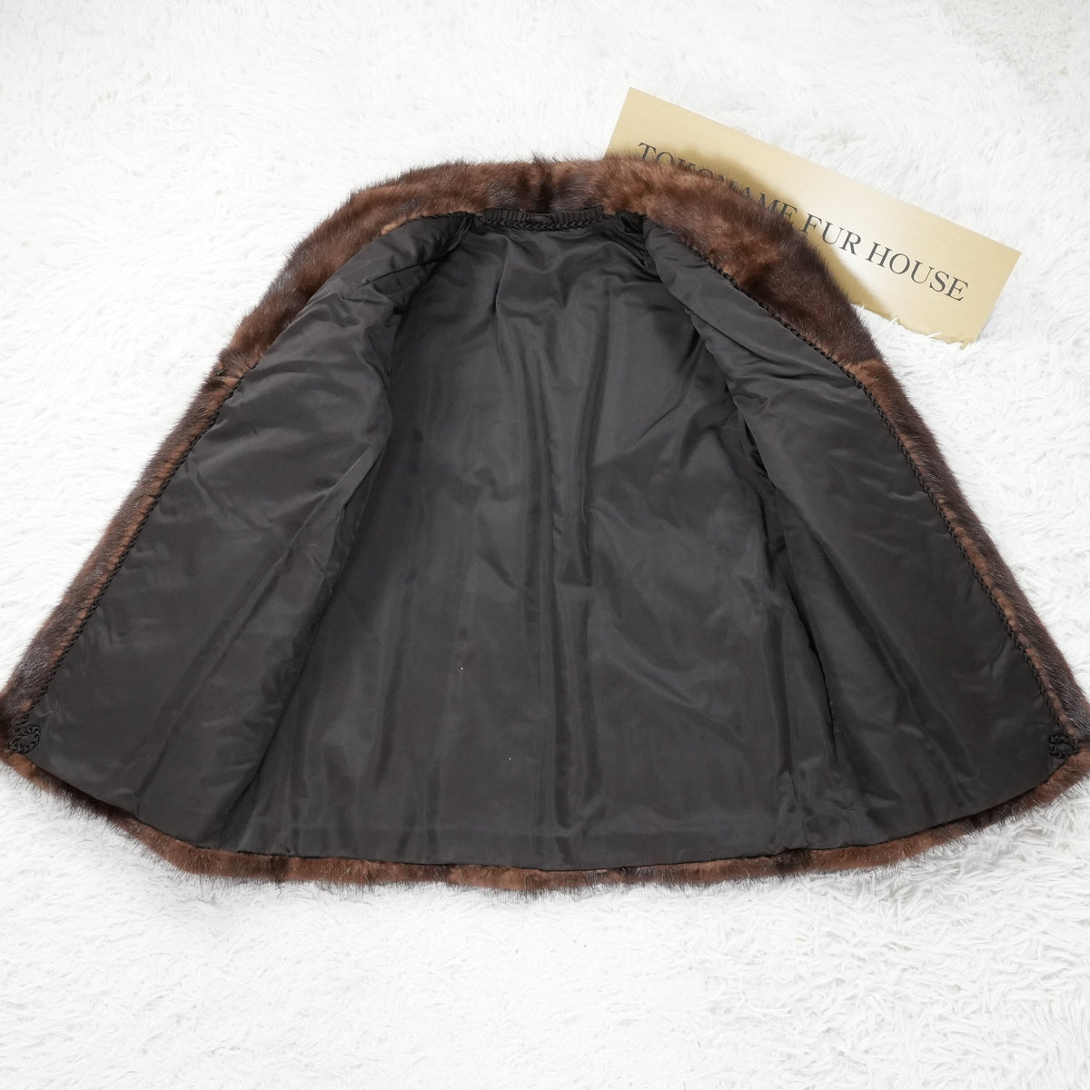 Dark Mink Fur Jacket - Genuine Vintage Fur From Japan