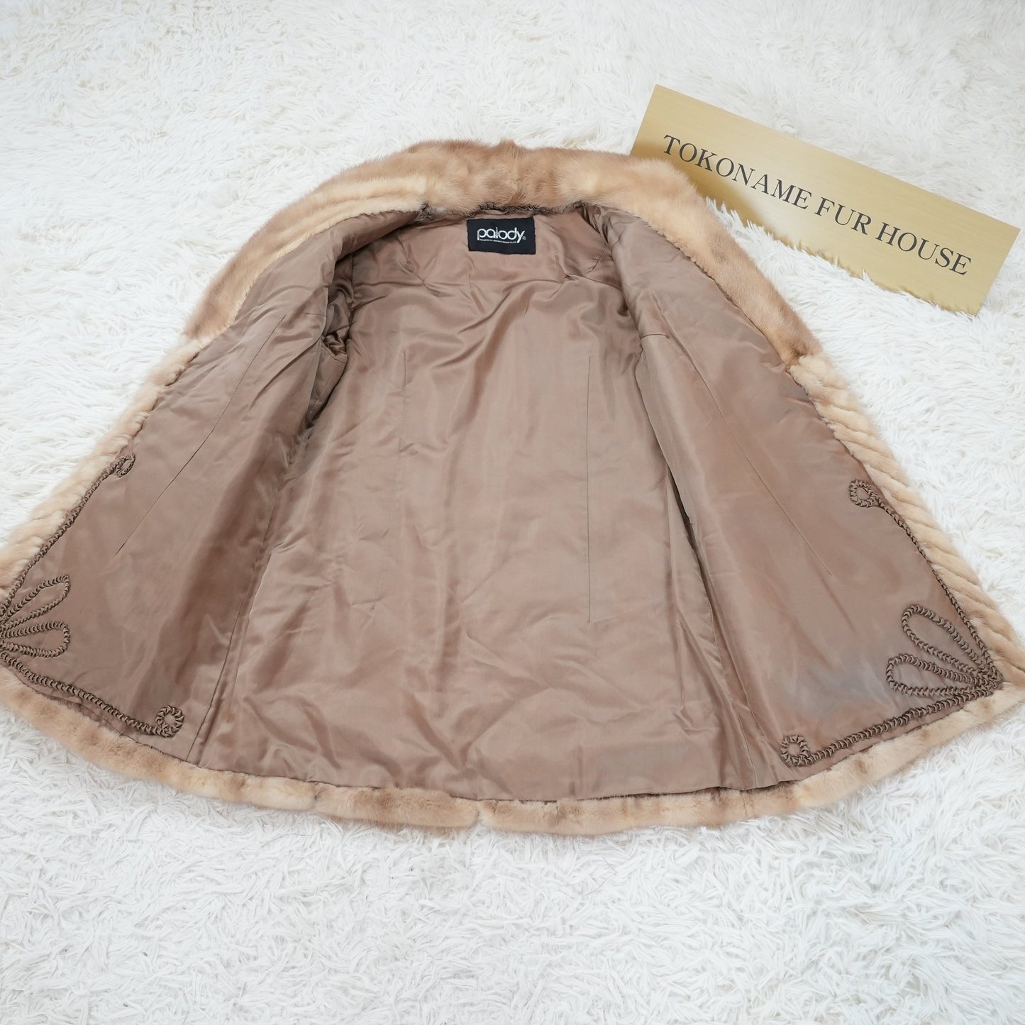Pastel Mink Fur Jacket Palody - Genuine Vintage Fur Japan