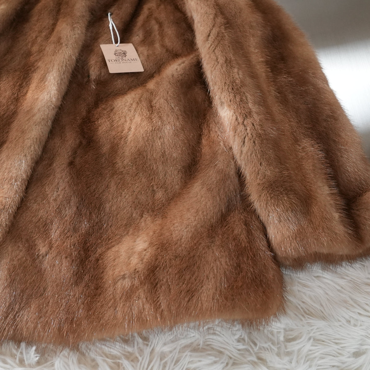 Demi Buff Mink Fur Coat - Genuine Vintage Fur From Japan