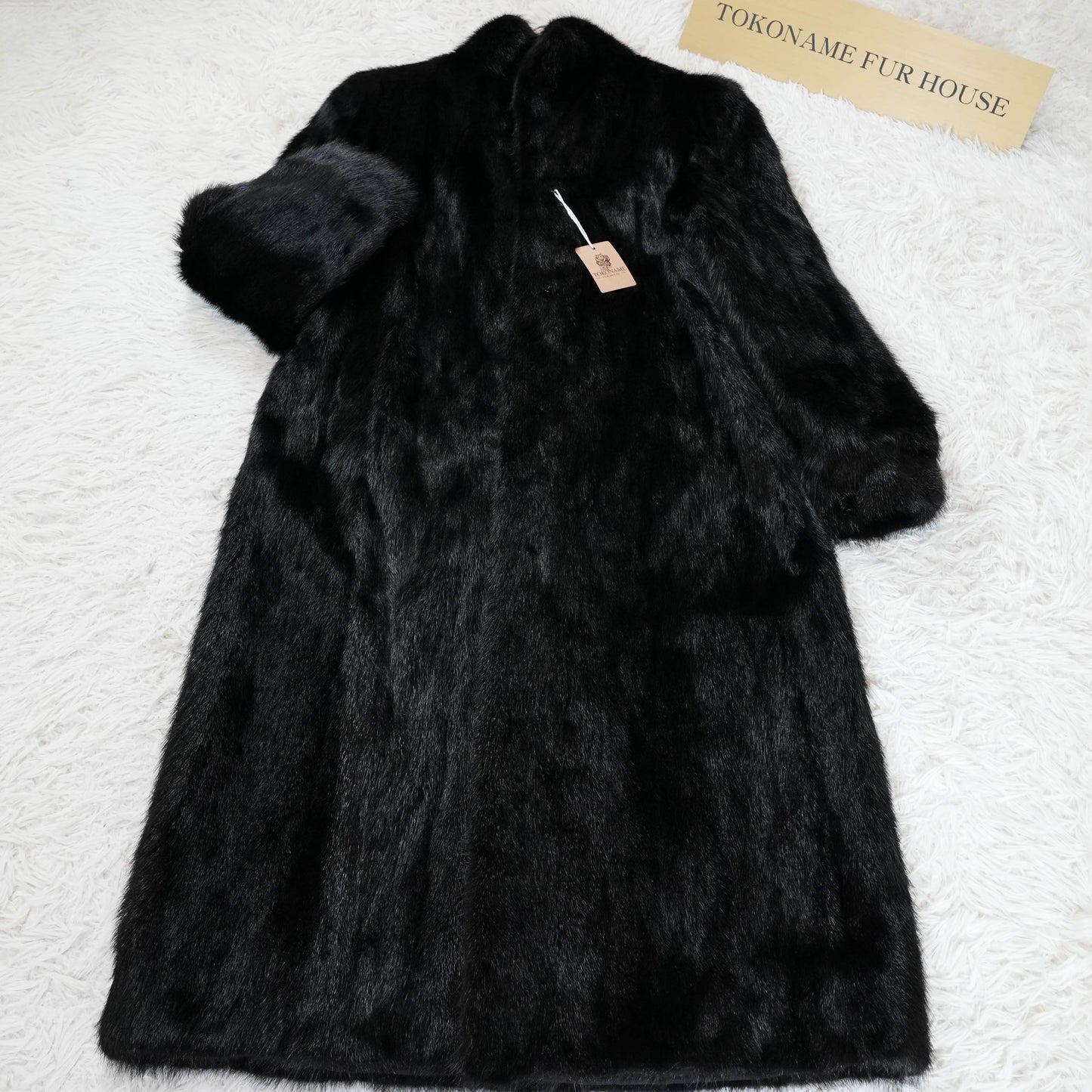 Black Mink Long Coat - Genuine Vintage Fur From Japan