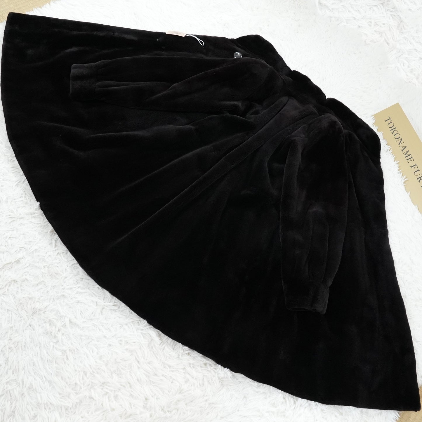 Shaved Mink Long Coat A-line silhouette SAGA MINK - Genuine Vintage Fur From Japan