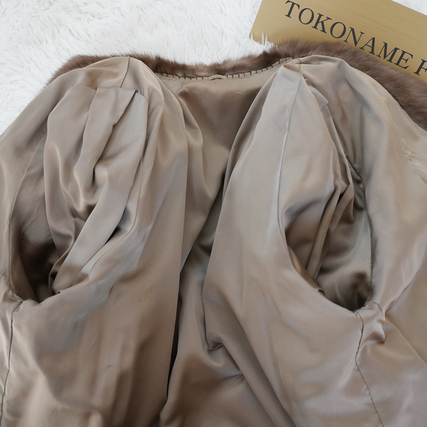 Pastel Mink Coat Genuine Vintage Fur Japan