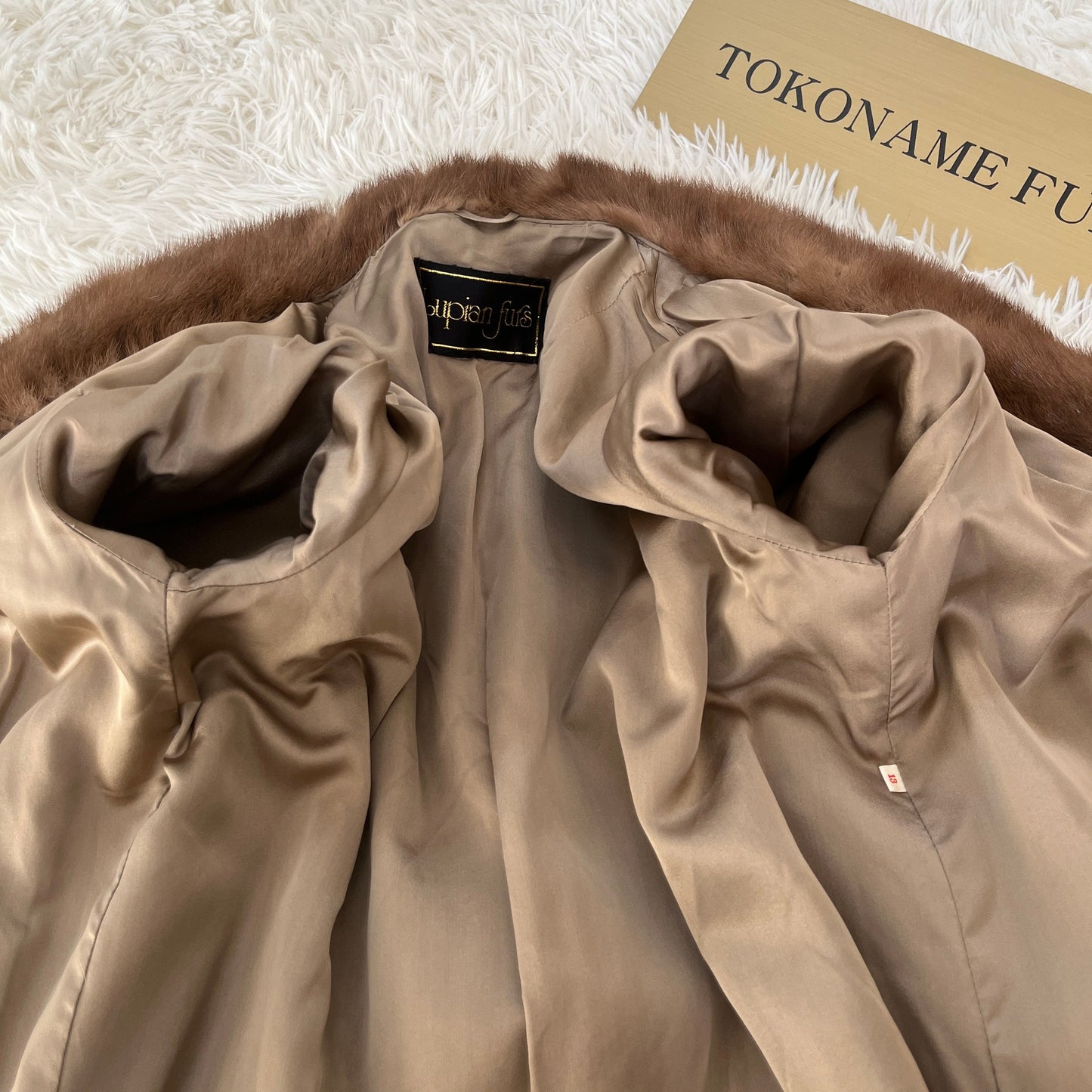 Demi Buff Mink Jacket Vintage Fur Japan