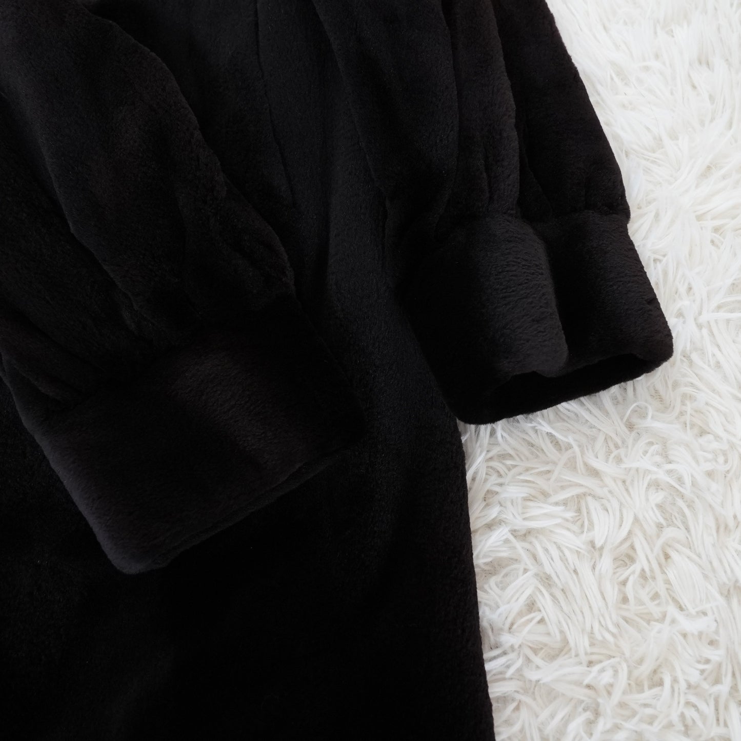 Shaved Mink Coat GIOVANNI VALENTINO - SAGA MINK Genuine Vintage Fur Japan