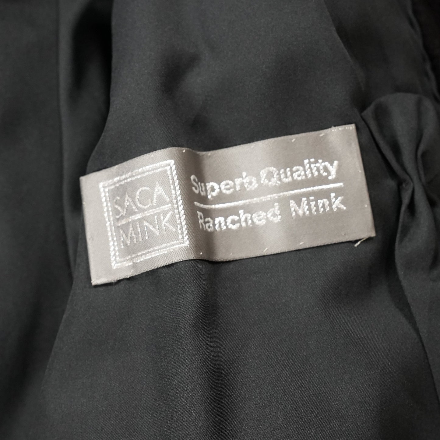 Shaved Mink Long Coat SAGA MINK - Genuine Vintage Fur From Japan