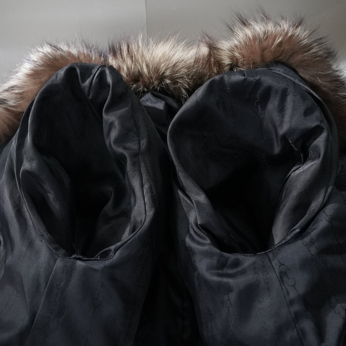 Silver Fox Fur Coat Soft Leather - Genuine Vintage Fur From Japan