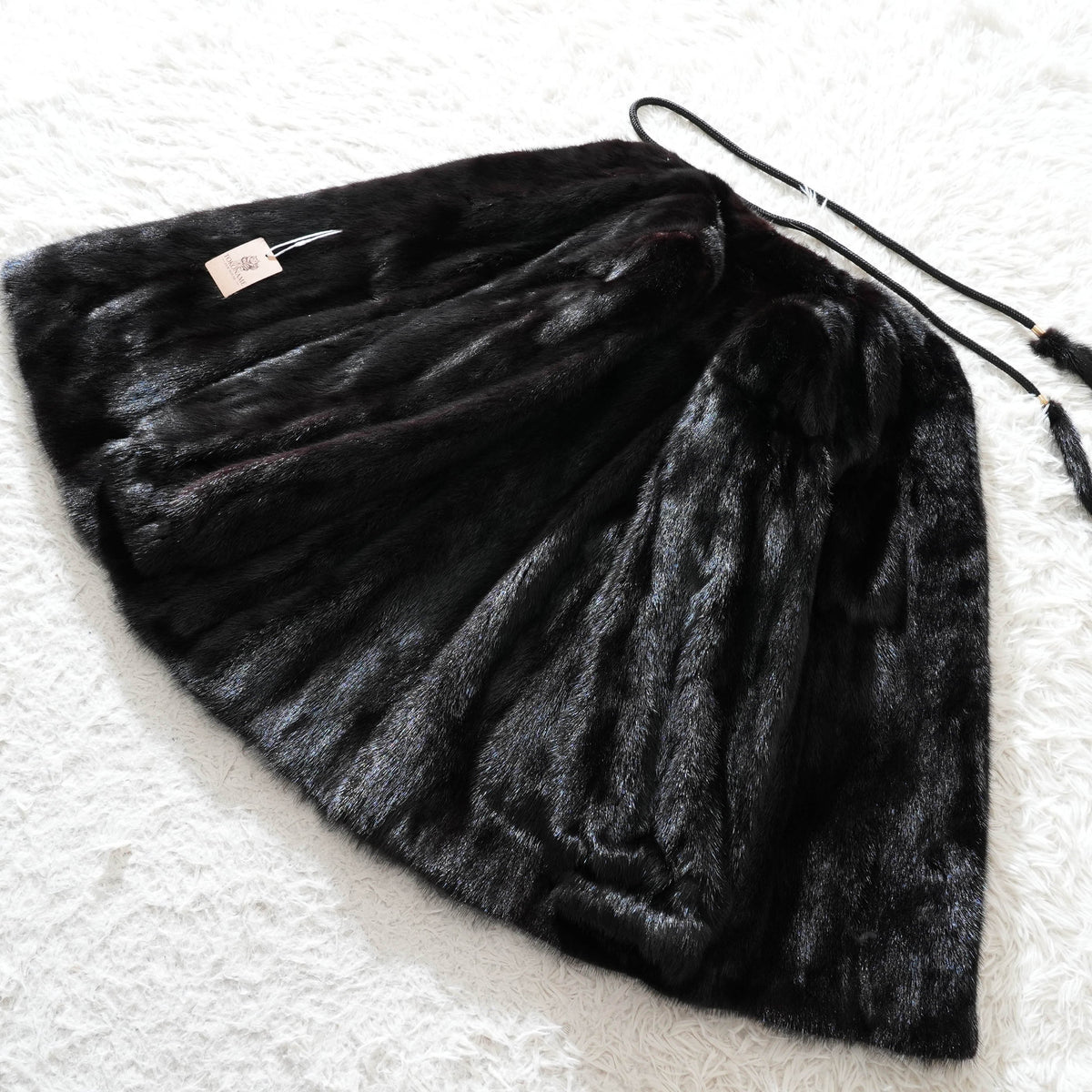 Dark Mink Fur Coat - Genuine Vintage Fur From Japan