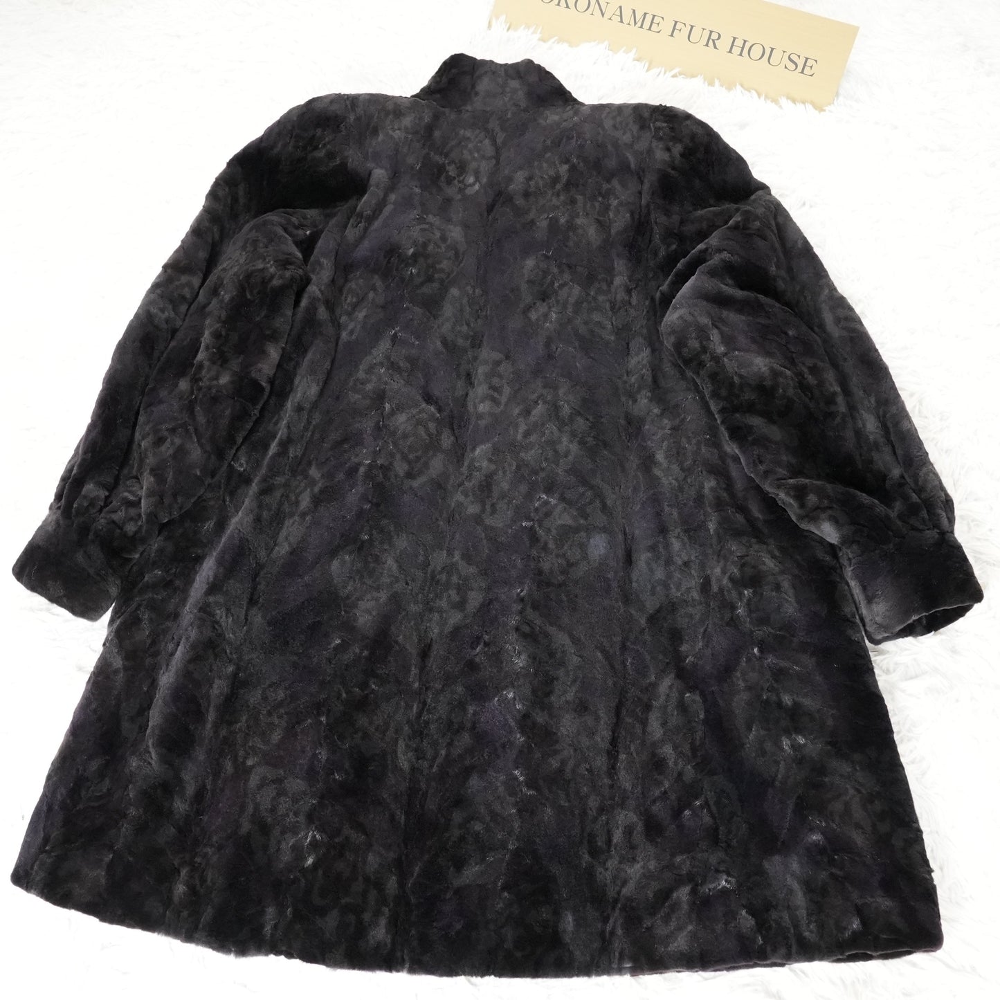 Shaved Mink Design Long Coat SAGA MINK - Genuine Vintage Fur From Japan
