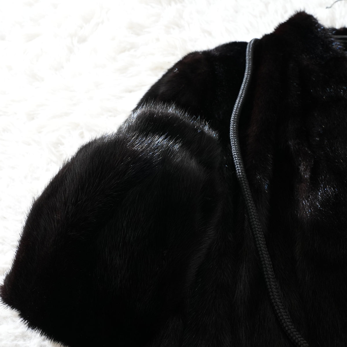 Dark Mink Fur Coat - Genuine Vintage Fur From Japan