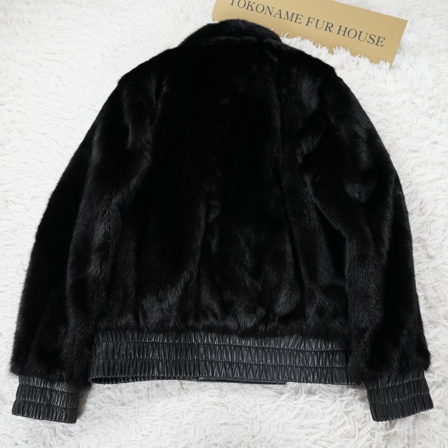 Unisex Reversible Mink and Leather Coat - Genuine Vintage Fur From Japan