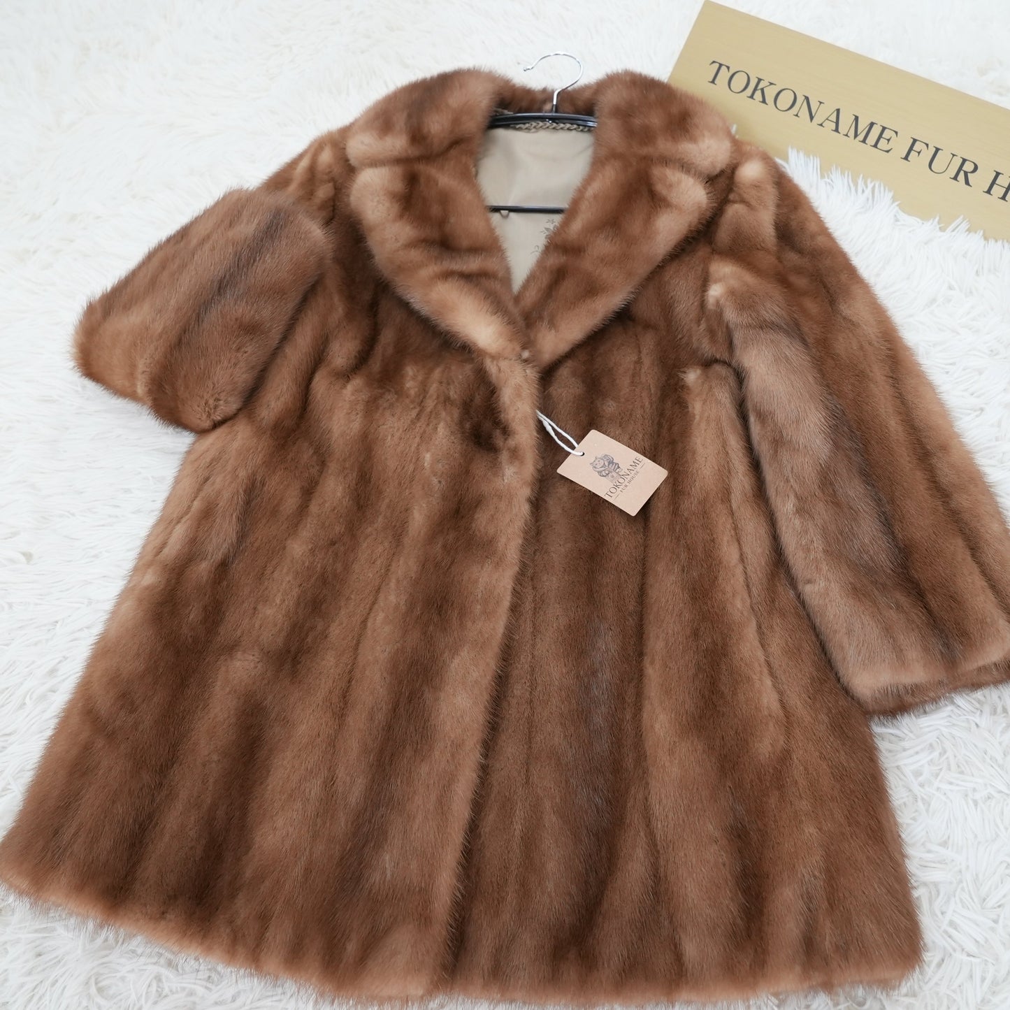 Demi Buff Mink Jacket - SAGA MINK Genuine Vintage Fur Japan