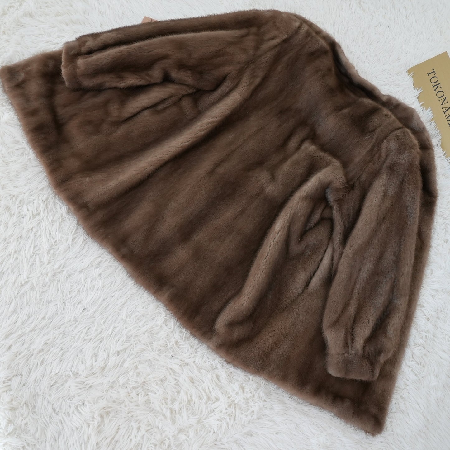 Pastel Mink Coat Genuine Vintage Fur Japan