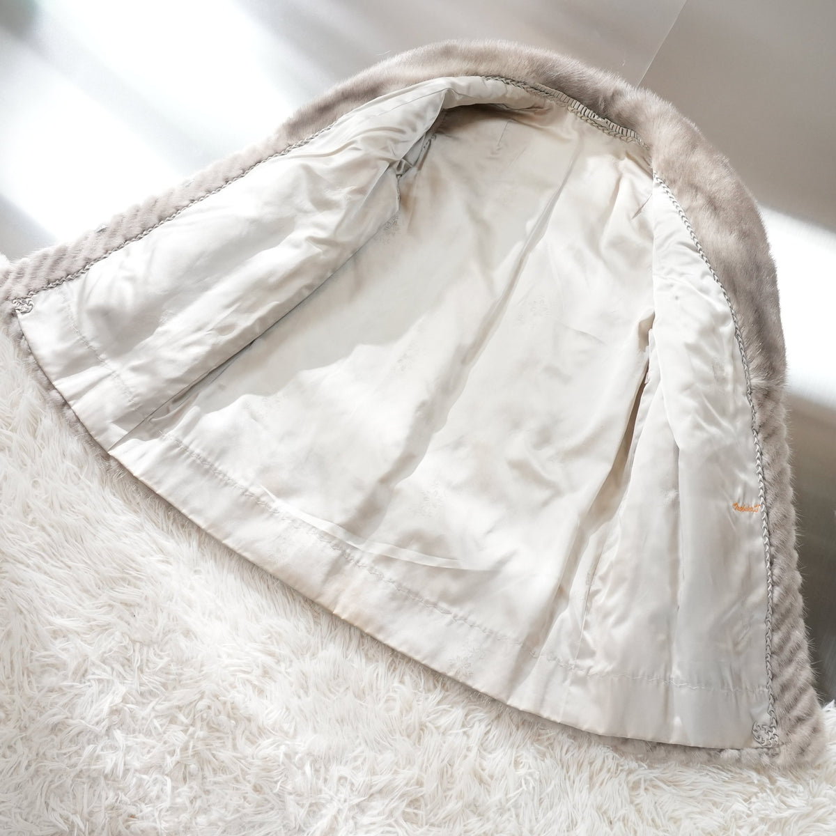 Pastel Mink Fur Coat - Genuine Vintage Fur From Japan