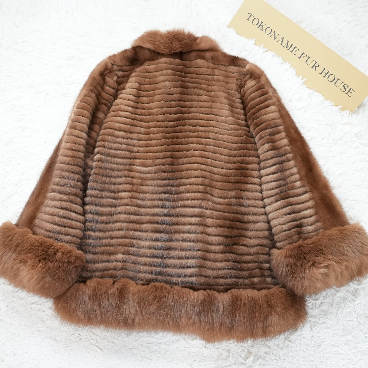Mink and Fox Fru Coat - Genuine Vintage Fur From Japan