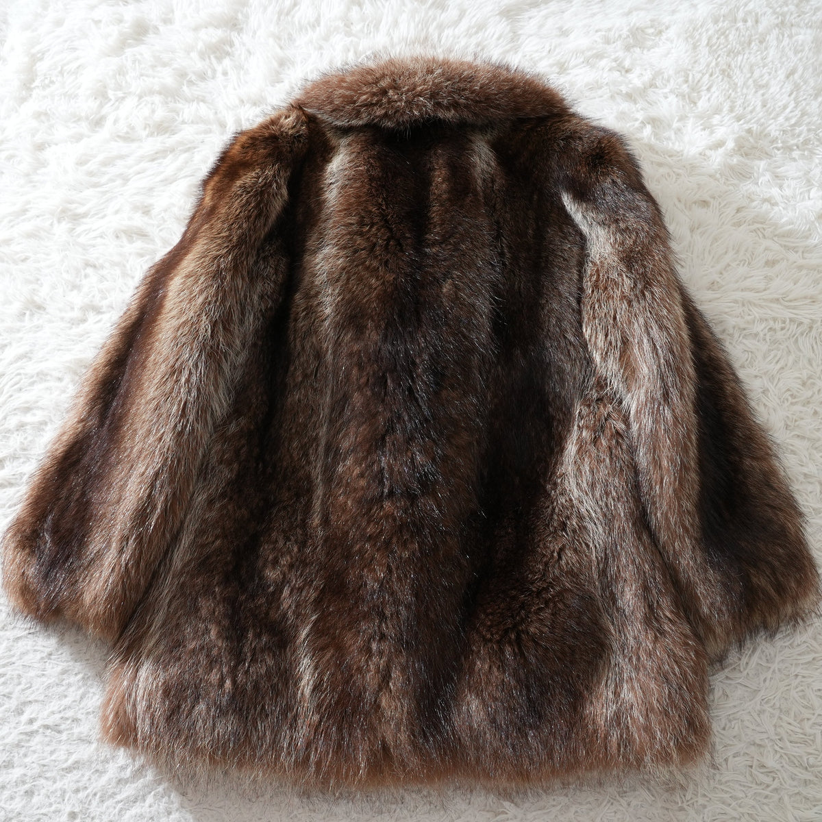 Finn raccoon Fur Coat Josephine - Genuine Vintage Fur From Japan